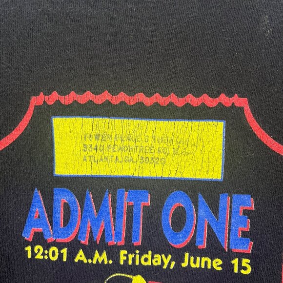 Vintage 90s Disney Dick Tracey Movie Promo TShirt Single Stitch Mens Sz. XL FLAW - Picture 4 of 8